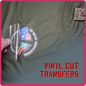 Vinyl Cut Transfers