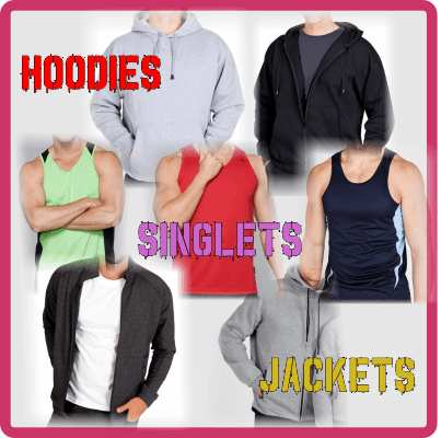 Hoodies Singlets & all Outerwear - ODD Screen Printing